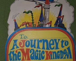 Eastern Airlines. Disney Trip, pop up card