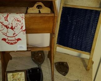 Vintage Linens,  sewing table, iron rests,
