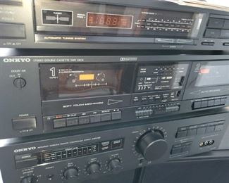Onkyo, Stereo Equipment, Receiver, Amp, Tape Deck, 
