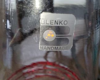 Blenko, Handmade glass vase 