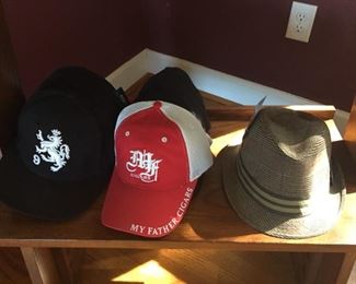 Huge collection of cigar baseball style caps.