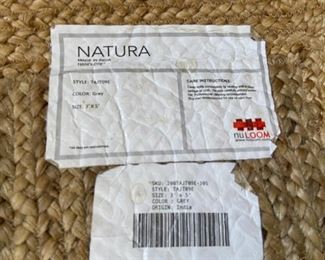 back label on the rug