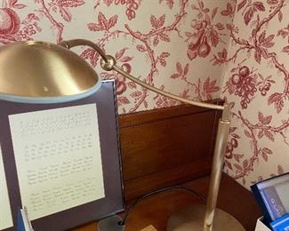 Brass desk or table lamp by  Estiluz $220