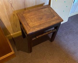 Asian carved leg table as found $120