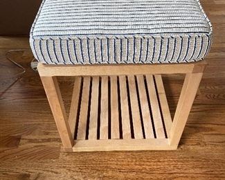 Custom maple stool or side table 18" sq x 22.5"h $90