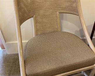 Mcguire caned classic curved pair of chairs $1200 originally $3600