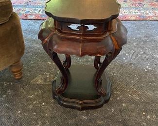 Asian carved stand $190