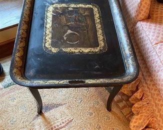 tray top table - antique as found $60