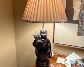 Chinese bronze lamp  $520