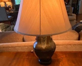  bronze antique lamp $660