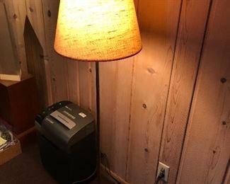 brass floor lamp $140