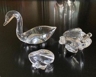 Steuben swan, frog and eagle for sale in person
