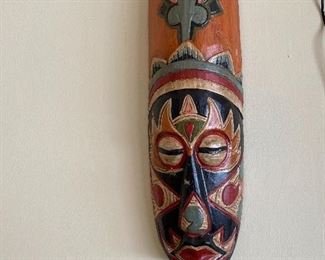 Hand Painted Carved Wood