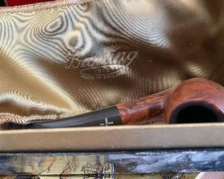 Vintage Barling Pipe with Dust Jacket and box