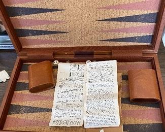 Vintage Backgammon Set