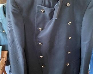 Civil War Reenactment Blue Frock Coat