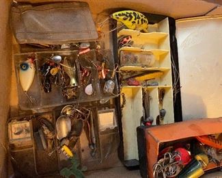 Fishing Lures, Tackle Boxes in the Kitchen!