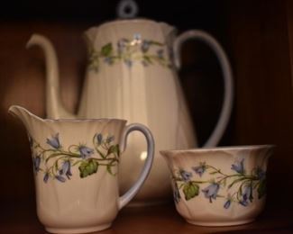 Beautiful Tea Set Fine Bone China Harwell Pattern 15590 made by Shelley England