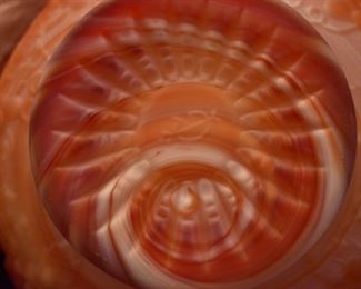 Beautiful Antique Cambria Imperial Glass Slag Glass Finger Bowl