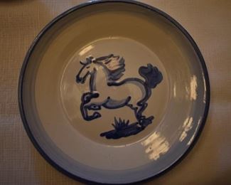 Hand Painted M. A. Hadley Plate