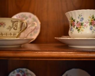 Beautiful Collectible Hand painted Cups and Saucers