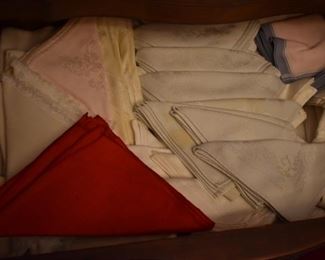 Linen Napkins - very partial there are loads of linens in this estate