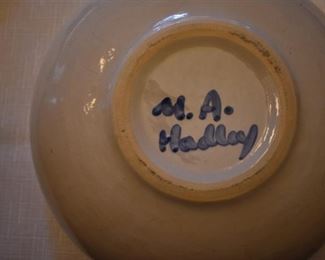 Hand painted Fruit Bowl by M. A. Hadley