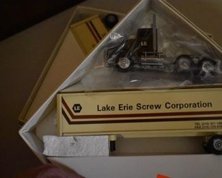 Vintage Lake Erie Screw Corporation Truck and Trailer NIB