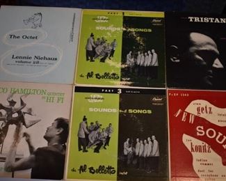 Wonderful Collection of Jazz EP 45 RPM Speed Vinyl Records with 2 Jazz plays per side! Although not counted in the total album count, these are a part of the Javorcki Jazz Collection and are a part of the package that will be sold by March 31st.