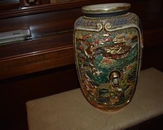 Gorgeous Large Satsuma Vase
