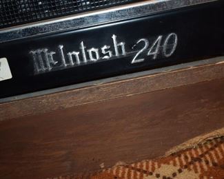 The best power Amplifier ever made the McIntosh 240. These pics were taken from the back of the console unit and include other pics from inside the unit aside from this one with the cage around the tubes