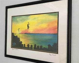 Framed Sunset Celebration  Signed by Rick Burnett