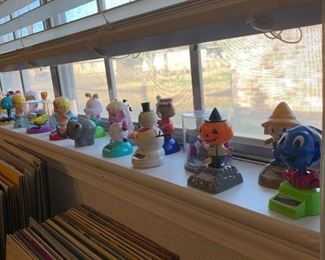 Ok, story time.  My mother (and full discloser fellow Sweet P's Estates founder) is in love with all these little solar bobble head dudes.  Her old car used to have an entire circus band that spanned the length of her windshield.  They would dance back and forth in the sun (sometimes in unison other times in maddening disunity) everyday and swear to god, never failed to make me smile.  So yes they might look cheesy but and silly but you deserve to smile damnit.