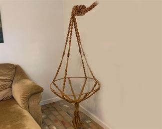 THIS TABLE DOES NOT STAND ON IT'S OWN.  IT IS MADE TO HANG FROM THE CEILING.  There, now that I've yelled at you and that's out the way, we didn't have this hanging up the day I took the pictures so I had mom hold it up for the picture but she didn't want to be in the picture so then I photoshopped her out and everyone was like, "People are gonna think it can stand on it's own" so then I tried to photoshop Chris Hemsworth in there holding it up like it was Mjolnir or something but that didn't work out (I could find the right picture with his arm up in just the right way) so I decided to put a disclaimer on it.  Oh also we have the glass and this table is cool as crap and you should totally buy it. 