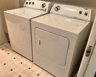 WHIRLPOOL WASHER AND ELECTRIC DRYER IN EXCELLENT CONDITION