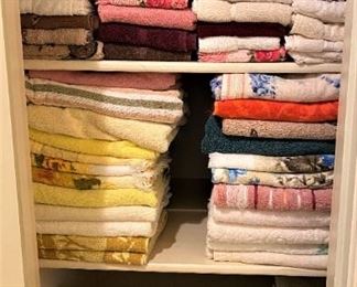 LOTS OF TOWELS TO CHOOSE FROM