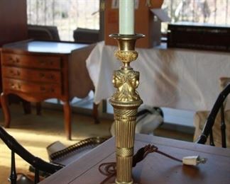 Greek Revival Brass Desk Lamp - Asking $175.00