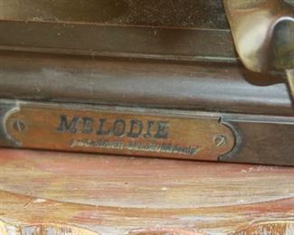 19th Century Bronze sculpture by Albert Ernest Carrier-Belleuse (1824-1887) - "Le Melodie"  31" tall  asking $6,495