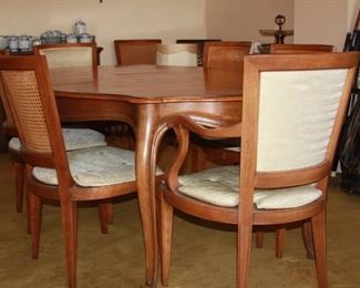 Baker French style Dining table w/8 chairs Asking $1500.