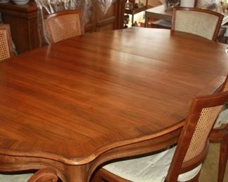 Baker French style Dining table w/8 chairs Asking $1500.