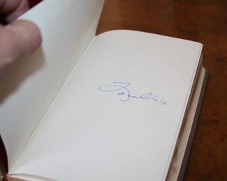 Franklin Library - signed book - "Exodus" Leon Uris - Set of 10 signed books sold as lot of 10 - all 10 signed books $300 