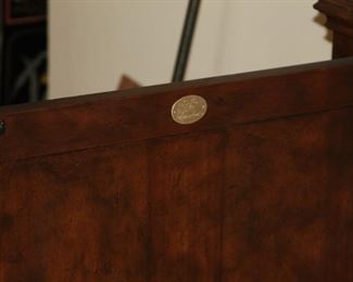 Baker Furniture 3-section bookcase - overall size 88"t, 100"w, 17"d - $1950