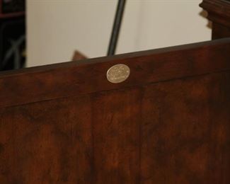 Baker Furniture 3-section bookcase - overall size 88"t, 100"w, 17"d - $1950