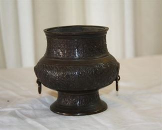 Chinese bronze censer - late Qing Dynasty (circa late 19th century). Asking price $225