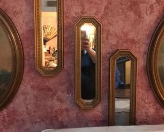 Home Interiors vintage mirrors. Approximate 6” x 14”. Excellent condition 