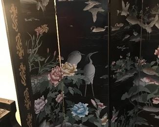 4 panel oriental screen. I have enjoyed for 30 years. No room in next home🥲 looking for a loving home!