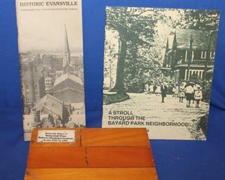 EVANSVILLE INDIANA MEMORABILIA