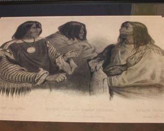 KARL BODMER NATIVE AMERICAN FRAMED PRINT