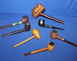 Lot of 7 Men's Smoking Pipes Ropp, Hawaii Supreme