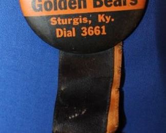 Vintage Sturgis Golden Bears Football Pin